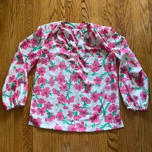 Lilly Pulitzer Floral Blouse